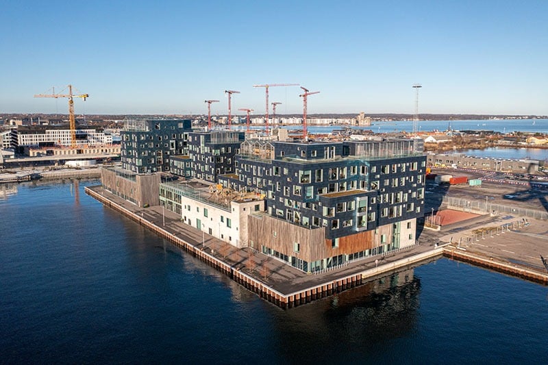 Drönarflygning över Köpenhamns internationella skola