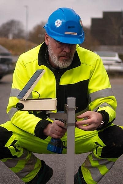 Timelapse kamera monteret på byggeplads bør suppleres med statusfilm Timelapse kamera monteret på byggeplads bør suppleres med statusfilm