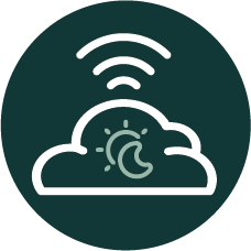 Autonom drift 24-7 - nat og dag - timelapse kamera byggeplads