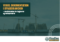 Forside på white paper om visuel dokumentation i byggebranchen Forside på white paper om visuel dokumentation i byggebranchen