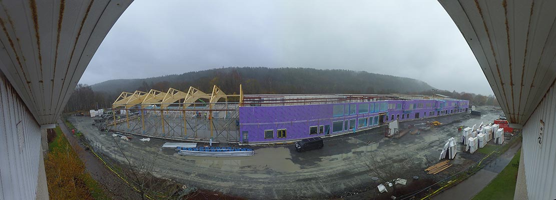 Eriksboskolan i Angered ved Göteborg opføres af Hedin Construction