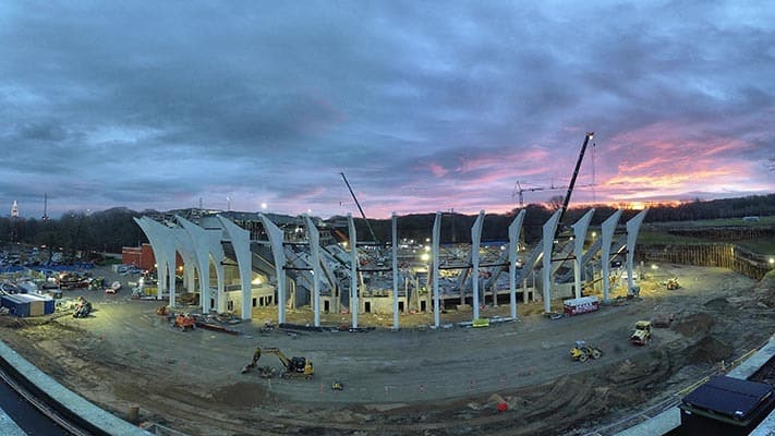 Kongelunden - Ceres Park Stadion opført for Aarhus Kommune