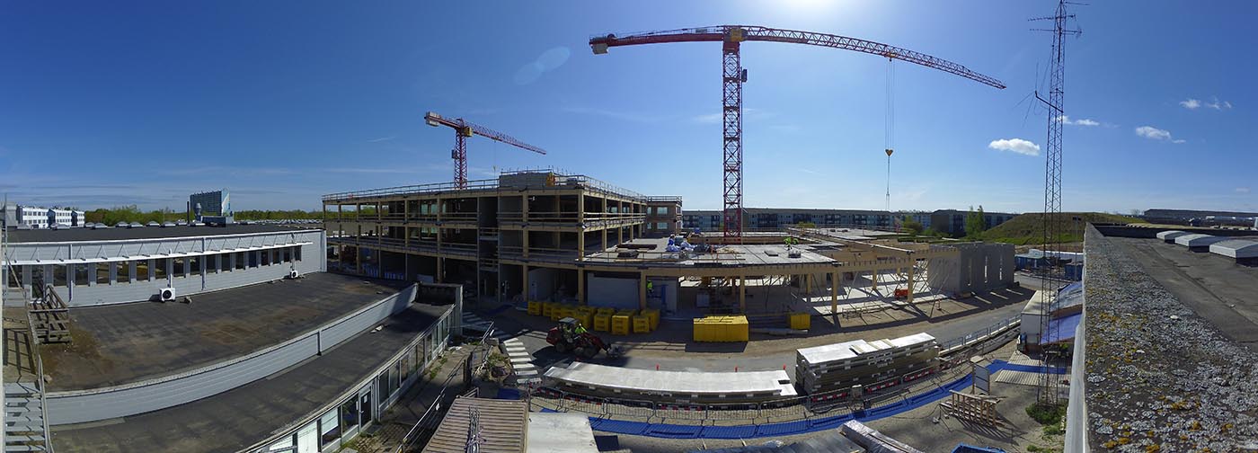 Opførelse af Robert Bosch domicil på Telegrafvej i Ballerup