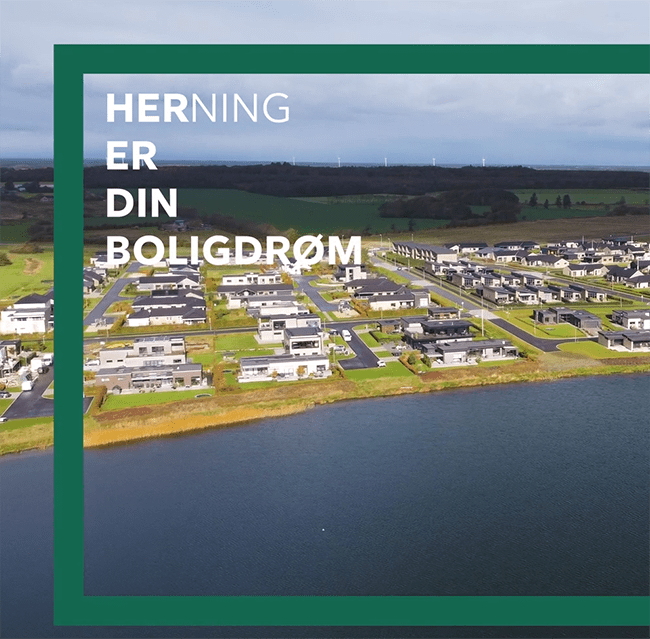 Drönarfotografi för försäljning av byggtomter