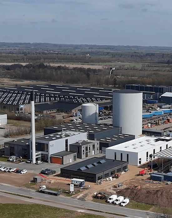 Drönarbilder i byggprojekt