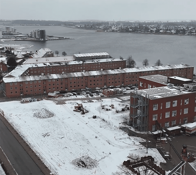 Drönarbilder för dokumentation av byggprojekt