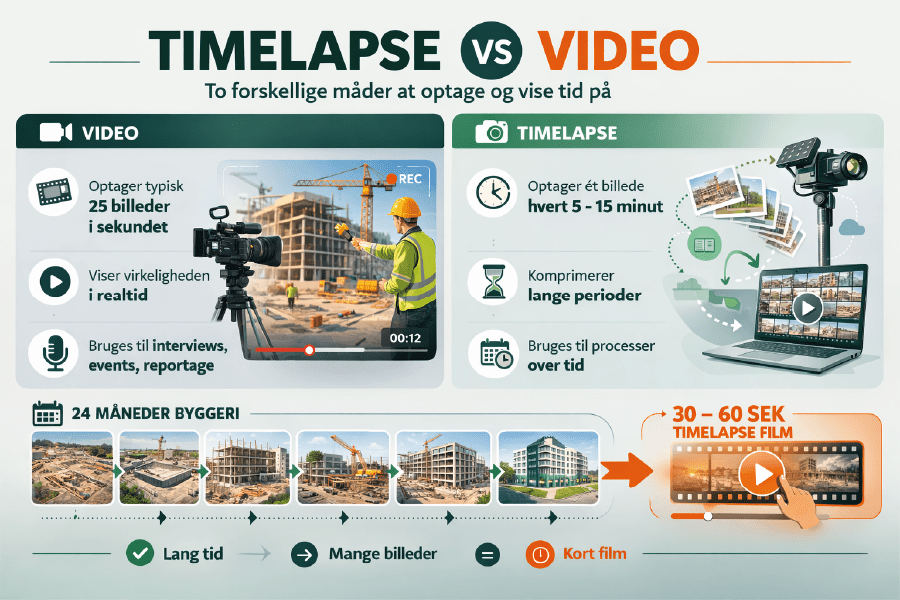Timelapse kontra video – två olika sätt att fånga tid på